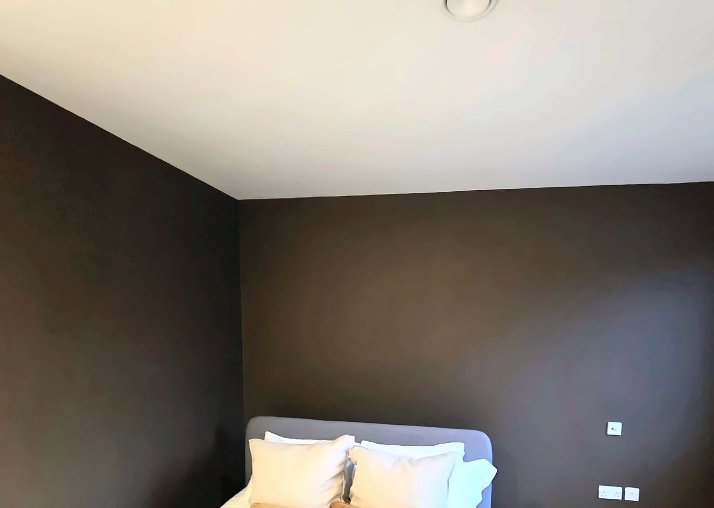 Earthy brown bedroom