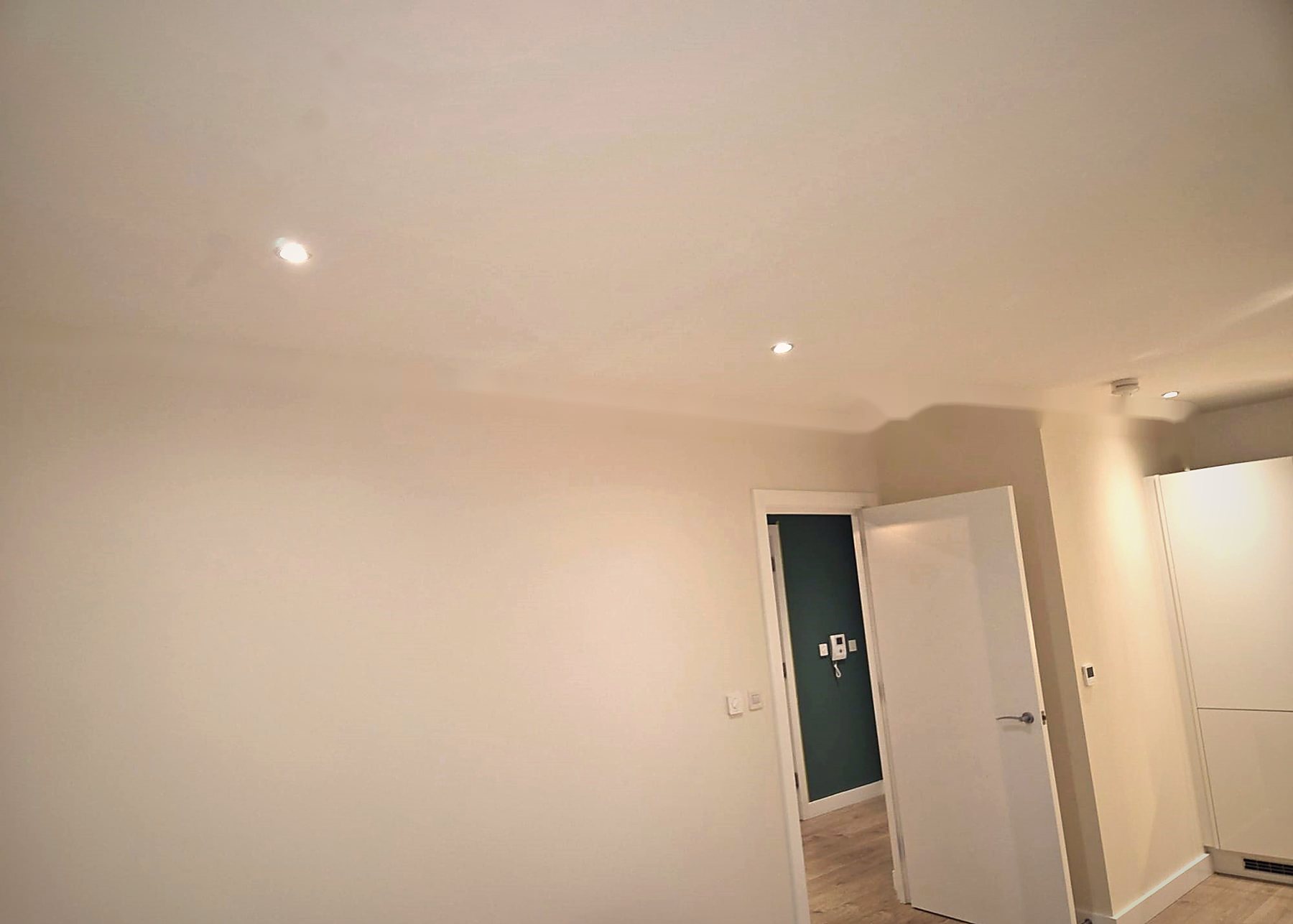 Warm white living room